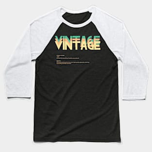 Vintage definition Baseball T-Shirt